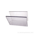 Feuille de polycarbonate en plastique transparent de coupe personnalisée